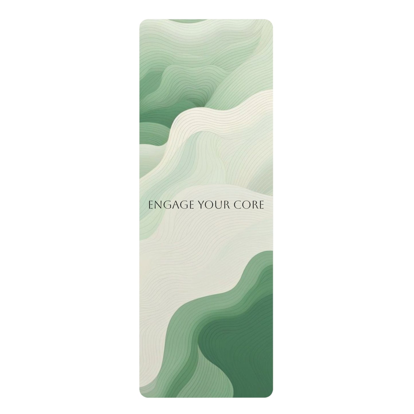 Non-Slip Rubber Yoga Mat — Microfiber Suede Top | 24" x 72"