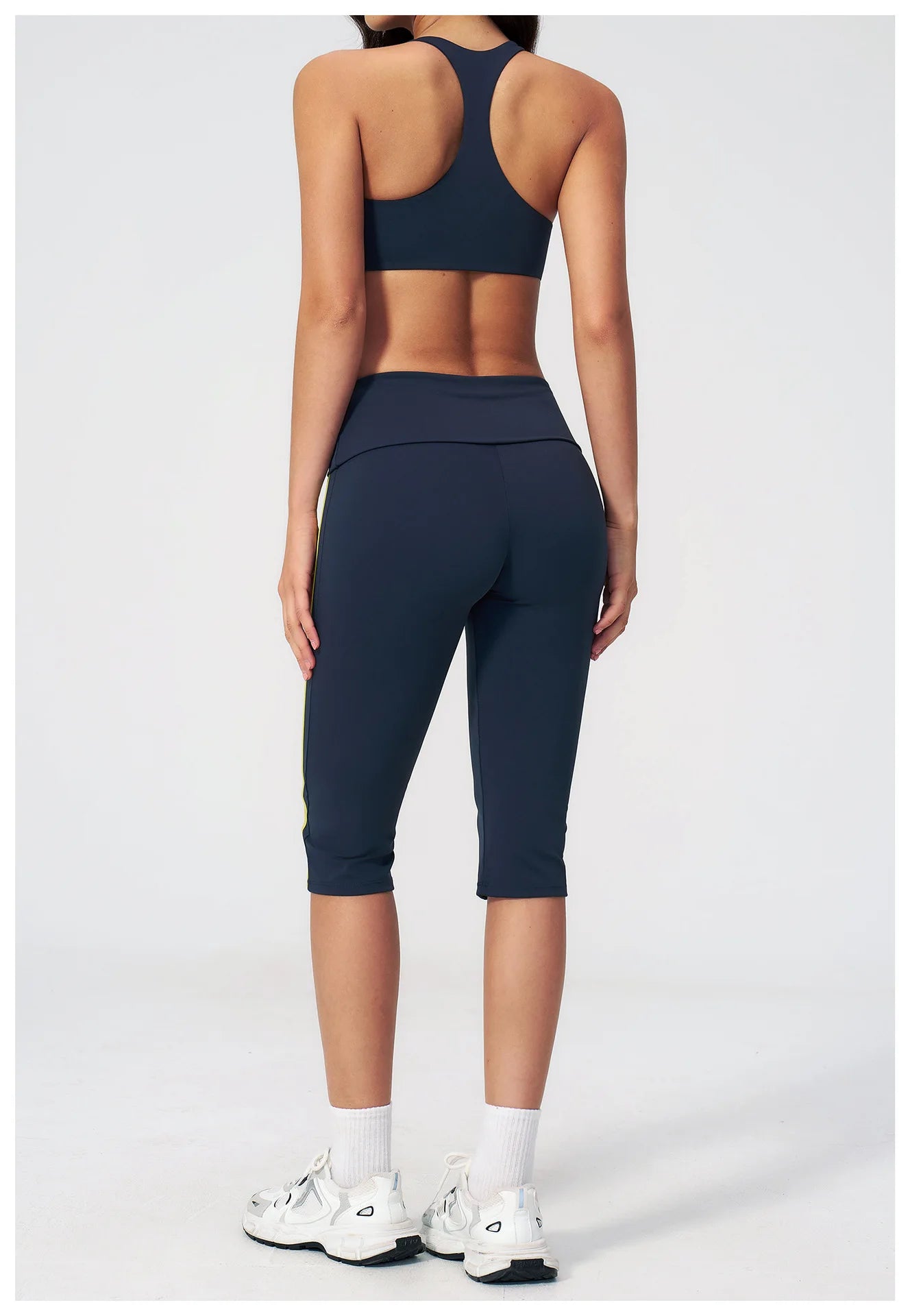 Women's Yoga Tracksuit Set — Capri Pants & Matching Top
