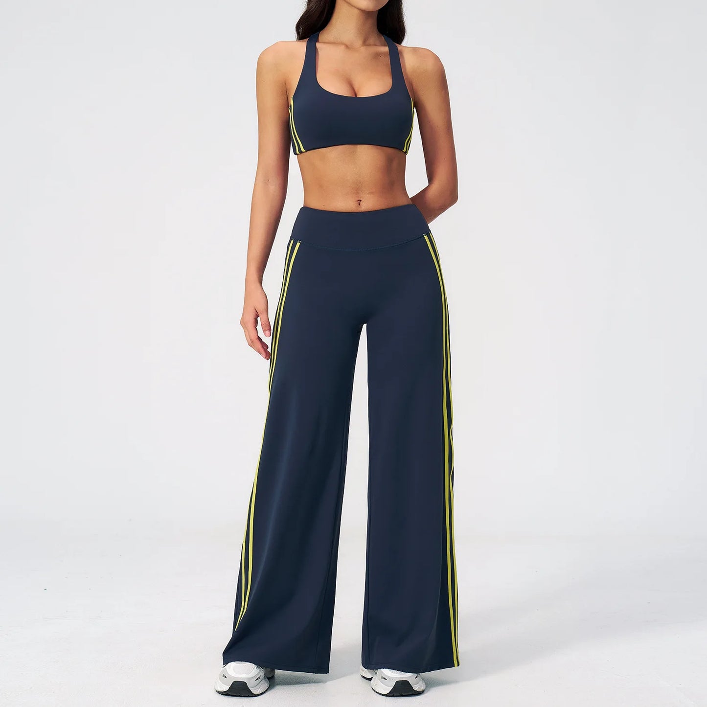 Women's Yoga Tracksuit Set — Capri Pants & Matching Top