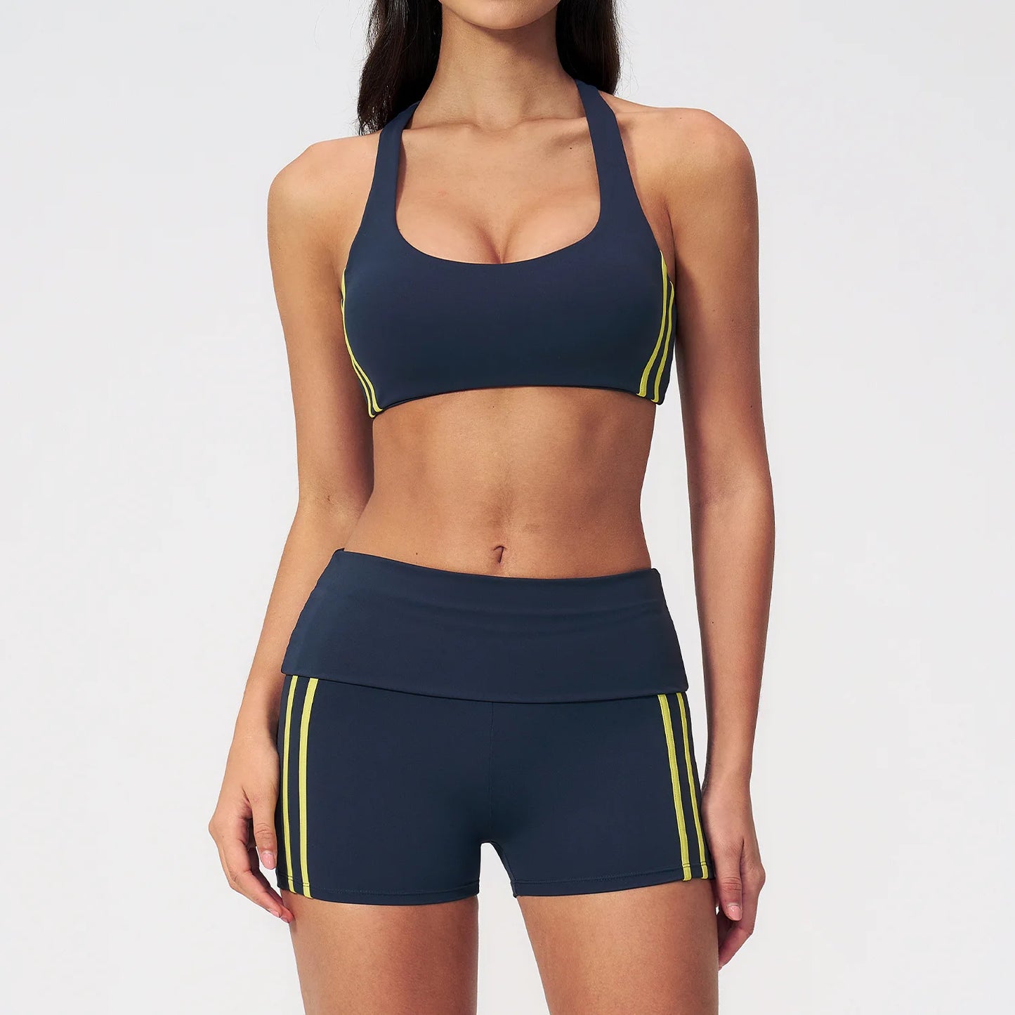 Women's Yoga Tracksuit Set — Capri Pants & Matching Top