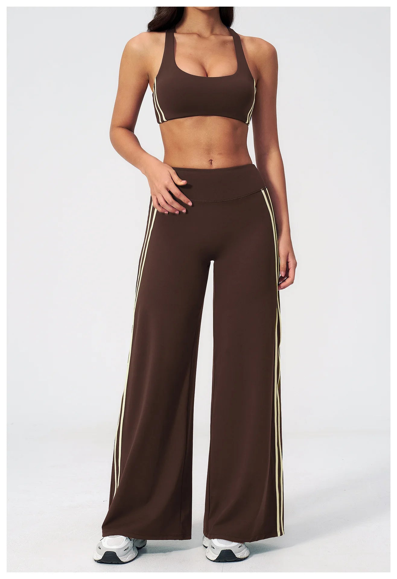 Women's Yoga Tracksuit Set — Capri Pants & Matching Top