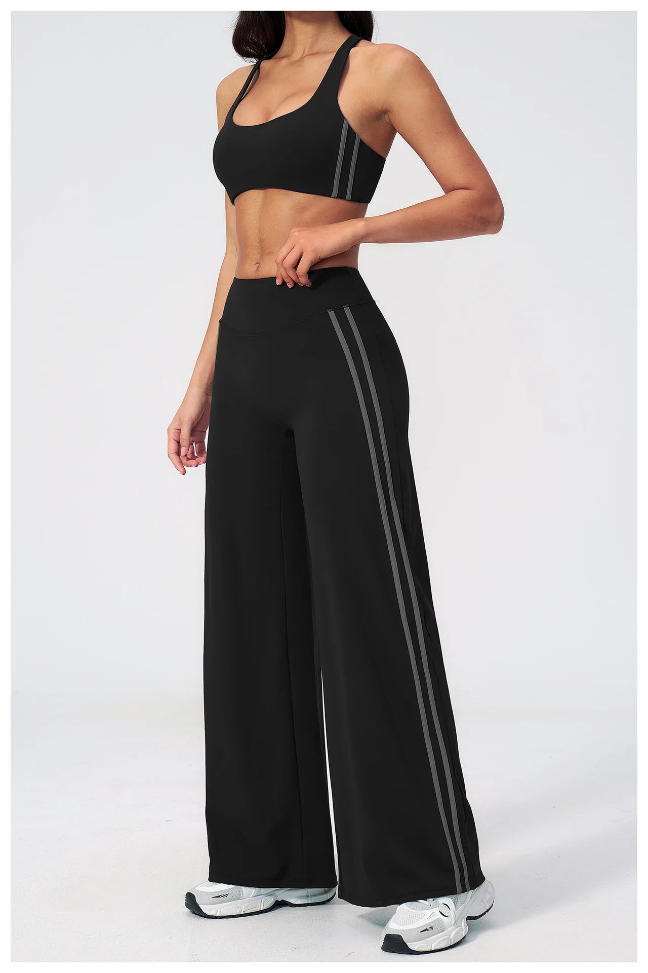 Women's Yoga Tracksuit Set — Capri Pants & Matching Top