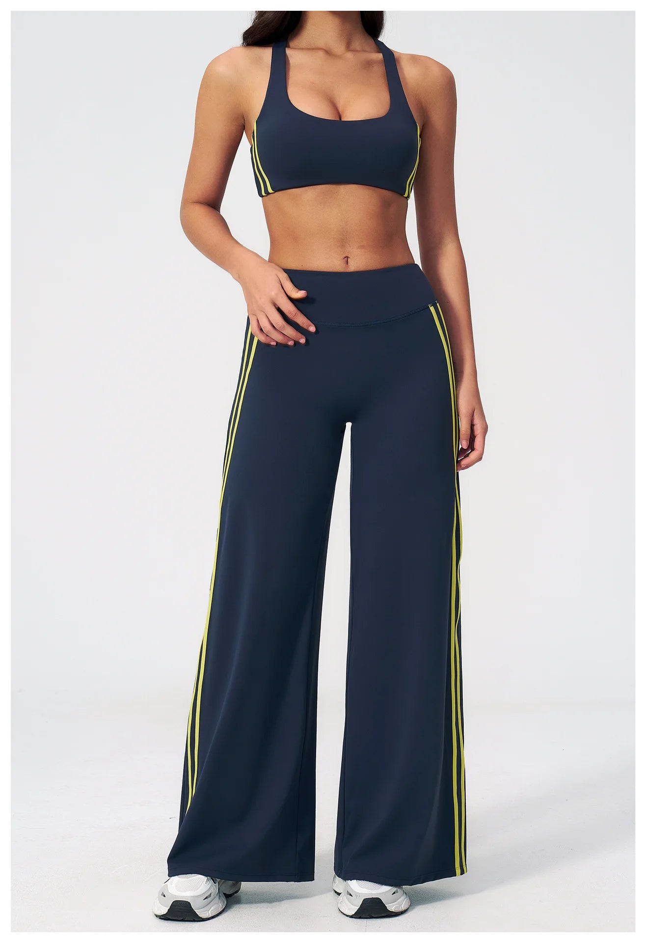 Women's Yoga Tracksuit Set — Capri Pants & Matching Top