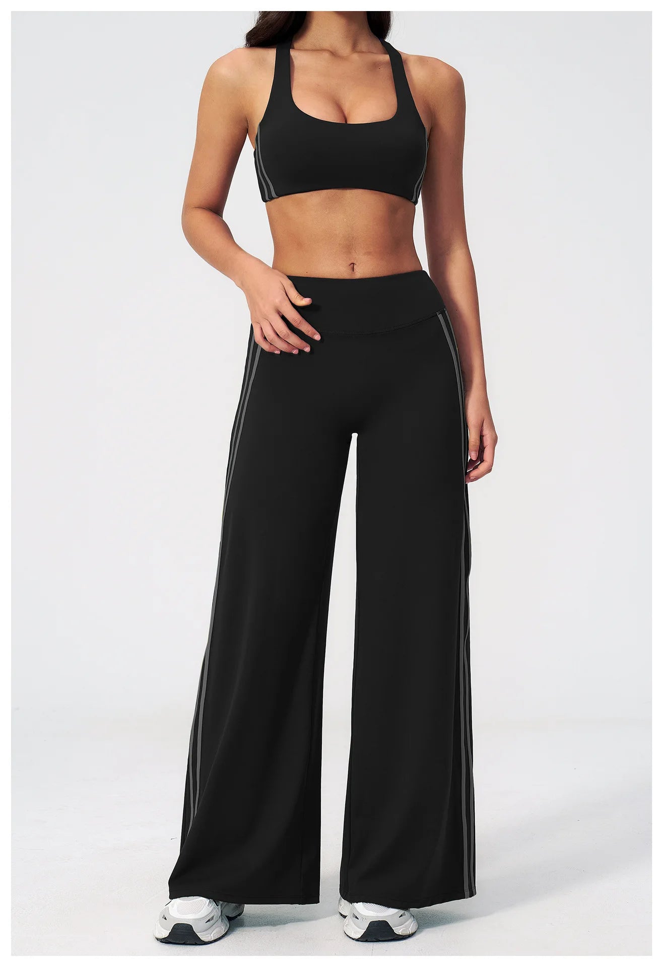 Women's Yoga Tracksuit Set — Capri Pants & Matching Top